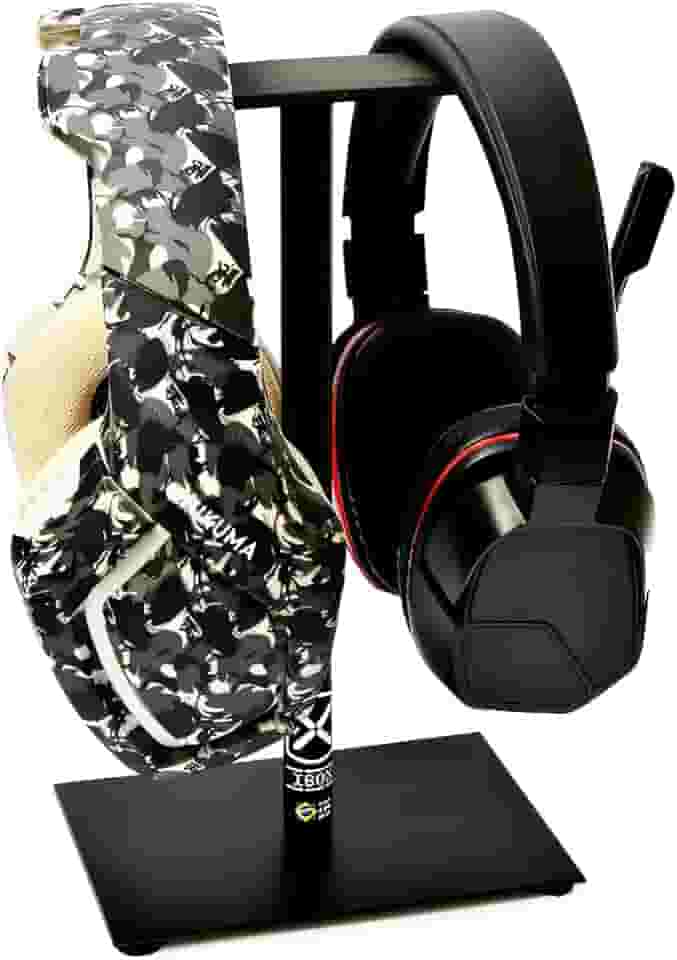 SUPORTE FONE DE OUVIDO HEADSET DUPLO PARA MESA