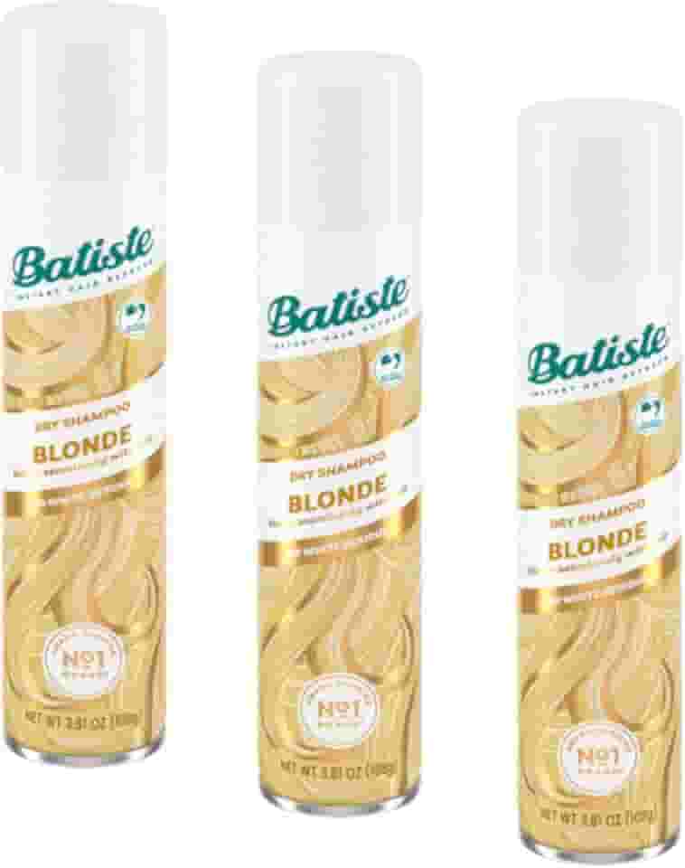 Batiste Shampoo seco, loiro brilhante, 10 ml, pacote com 3