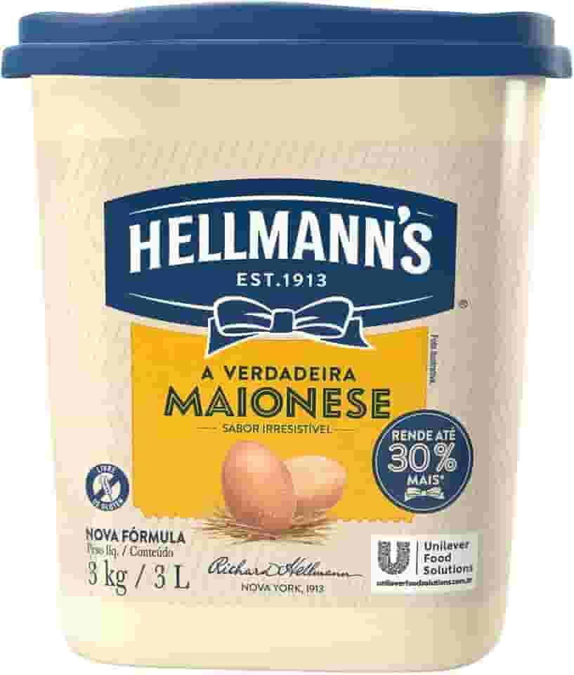 Hellmann's Maionese Balde Livre de Glúten 3kg
