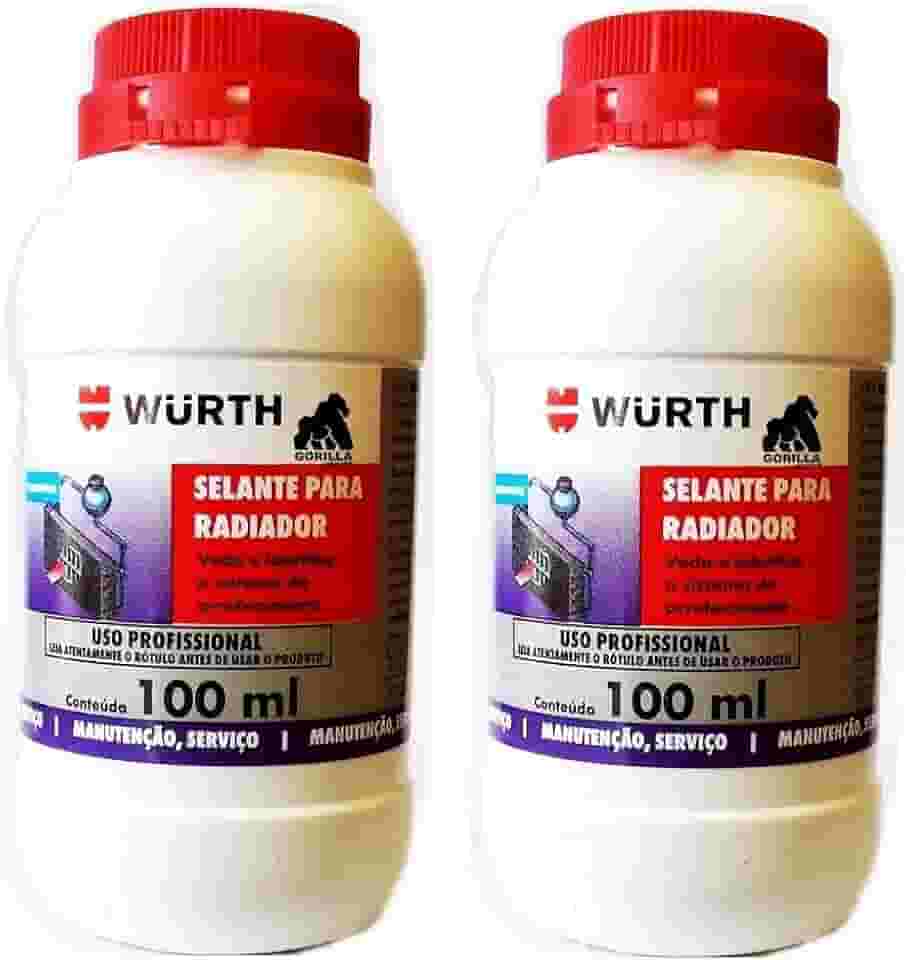 Kit 02 Selante Radiador Biodegradável Wurth - 100ml