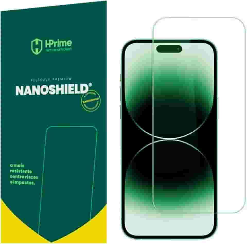Película Nanoshield Premium HPrime para iPhone 15 Pro Tela de 6.1 Proteção Anti Impacto