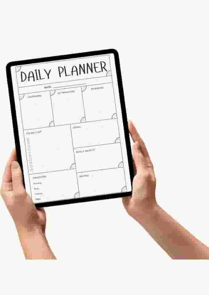 Digital daily planner , Goodnotes planner, iPad planner, Notability planner, Digital calendar, Planner (English Edition)