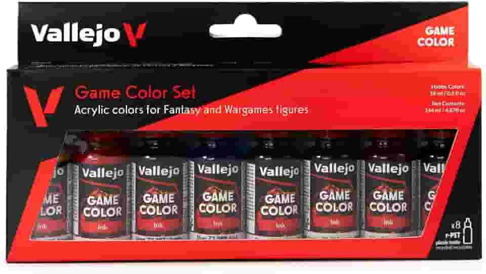 Vallejo Game Ink Paint Set (8 Color) Paint