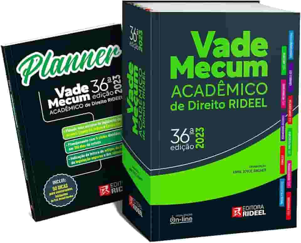 Vade Mecum Acadêmico de Direito Rideel 36ª Edição 1ª Semestre 2023 + Planner de Estudos
