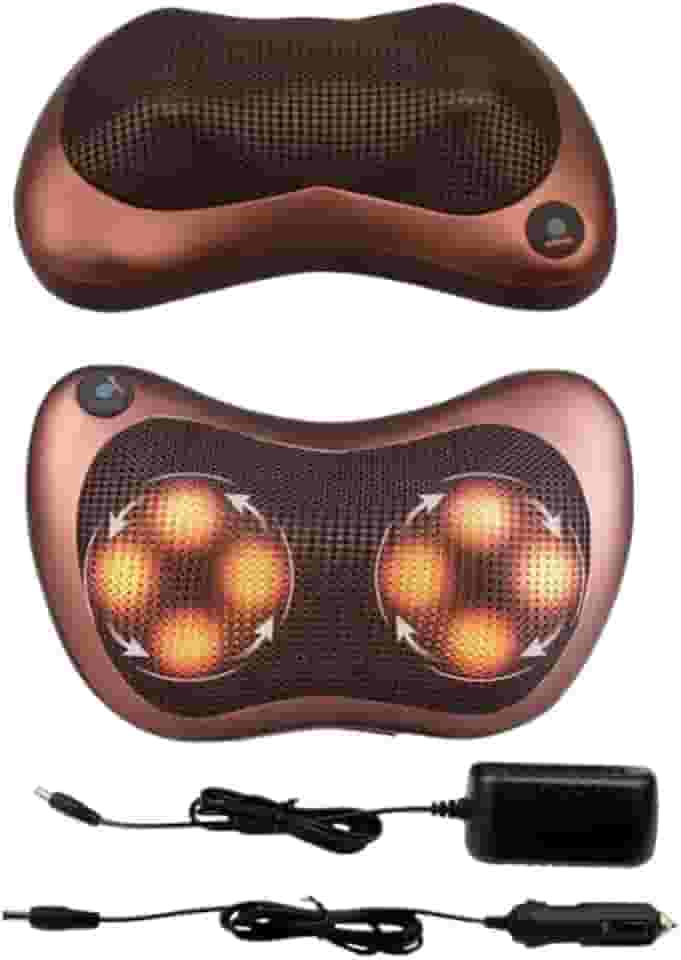 Massageador Com Infravermelho De Pescoço E Lombar Almofada Massageadora Elétrico Aparelho Profissional Para As Costas Costa De Massagens Vibratória