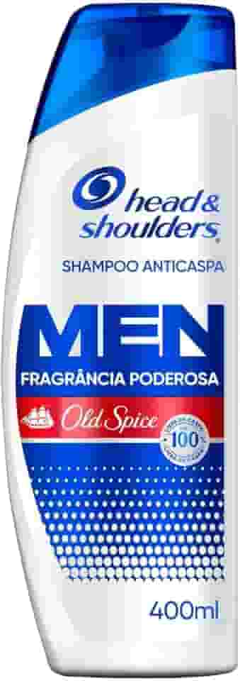 Head & shoulders & Shampoo Anticaspa Masculino com Old Spice Para Cabelo Oleoso 400 Ml, &