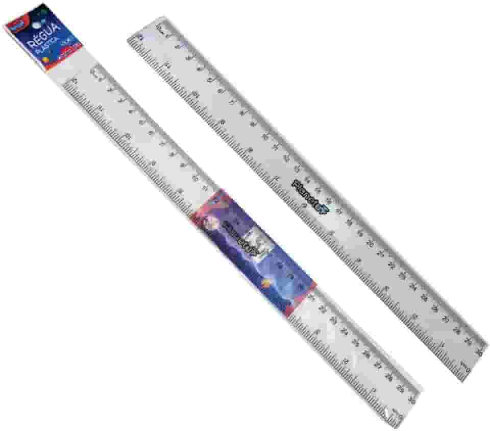 Régua Plástica, VMP, 30 cm, Unidade