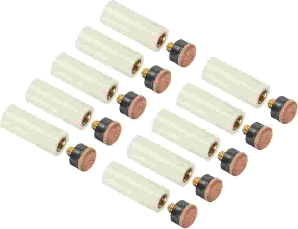 PATIKIL Pontas rosqueadas para tacos de sinuca, pontas de taco de bilhar para substituição com ponteiras para tacos de sinuca