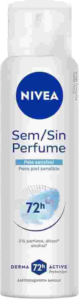 NIVEA Desodorante Antitranspirante Aerossol Sem Perfume 150ml
