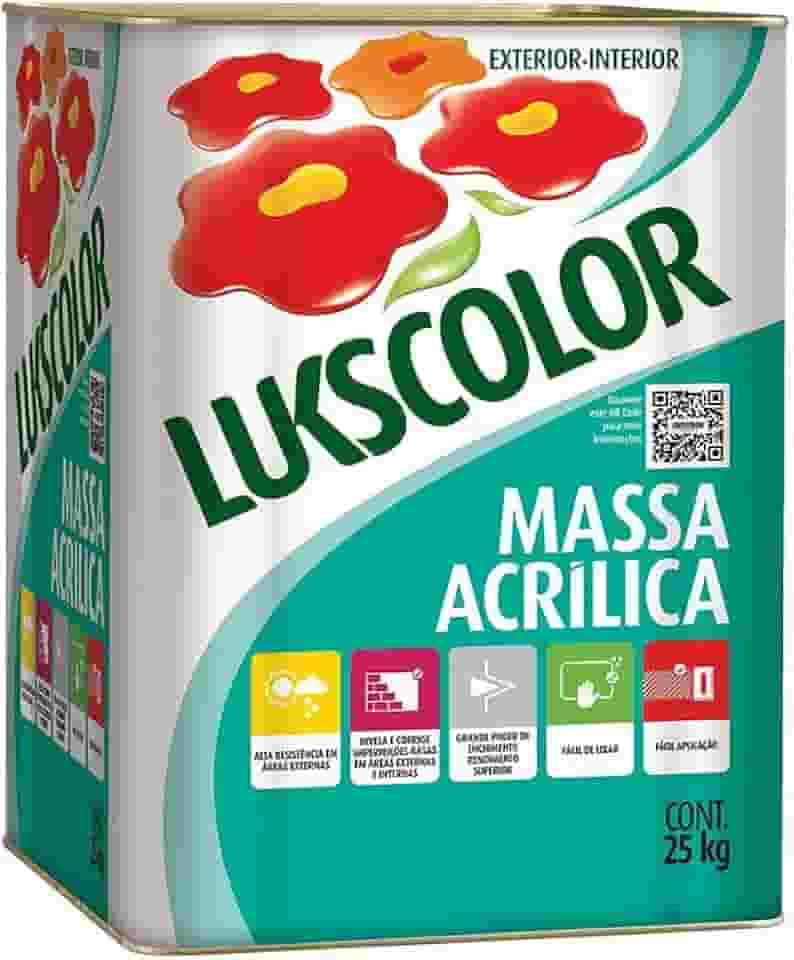 Massa Acrilica Nivel Paredes Lukscolor 18L 25kg