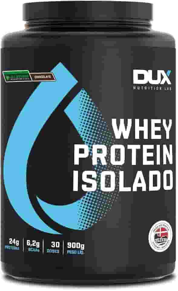 Whey Protein Isolado All Natural Chocolate Pote 900g – Contribui para os Resultados e Auxilia a Recuperação Muscular – Dux Human Health