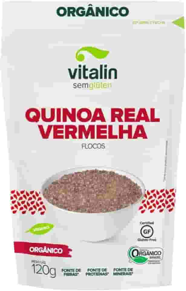 Vitalin Quinoa Real Flocos Orgânica Sem Glúten 120G