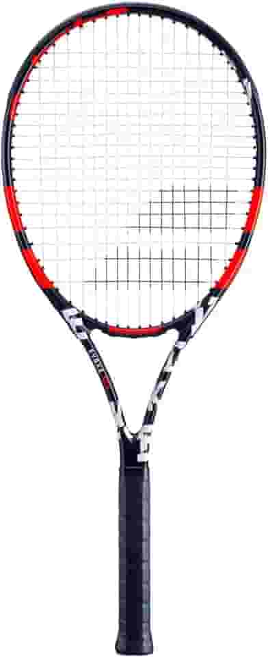 Babolat Raquete de tênis Evoke 105 Strung (Preto/Laranja)