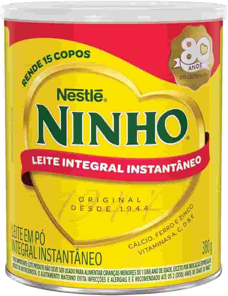 Leite Pó Instantâneo Integral Ninho Lata 380g