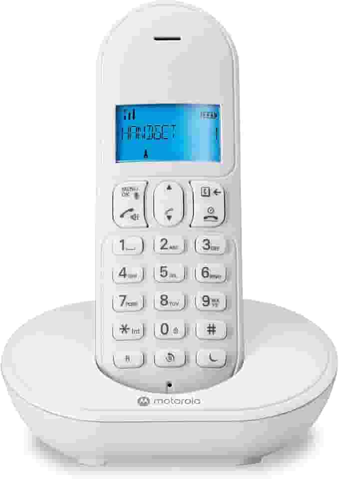 TELEFONE SEM FIO COM IDENTIFICADOR DE CHAMADAS E VIVA VOZ MT150W BRANCO – MOTOROLA