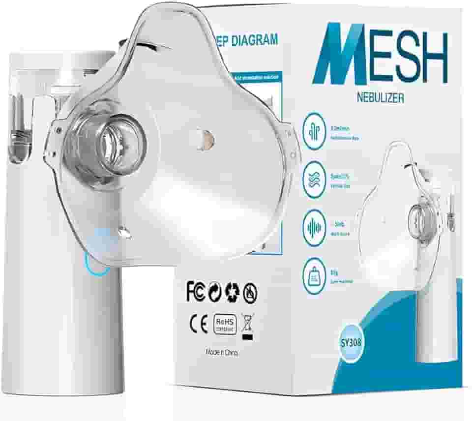 Nebulizador Portátil Inalador Silencioso Sem Fio Infantil e Adulto Ultrassônico - MESH