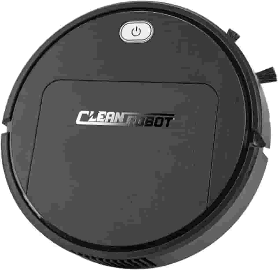 Aspirador Robô 3 em 1 com Potência de Aspiração para Cabelo Pet Sujeira Detritos Design Limpeza Silenciosa Controle Fáci