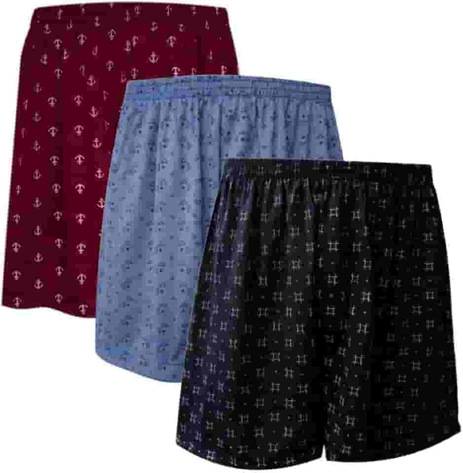 3 Cuecas De Dormir Samba Canção Plus Size