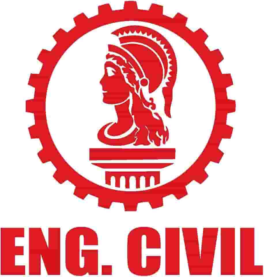 Adesivo Profissão Engenharia Civil para Estudantes Engenheiro Ideal para notebook carro portas Parede vários tamanhos (VERMELHO, 52,4x55cm)