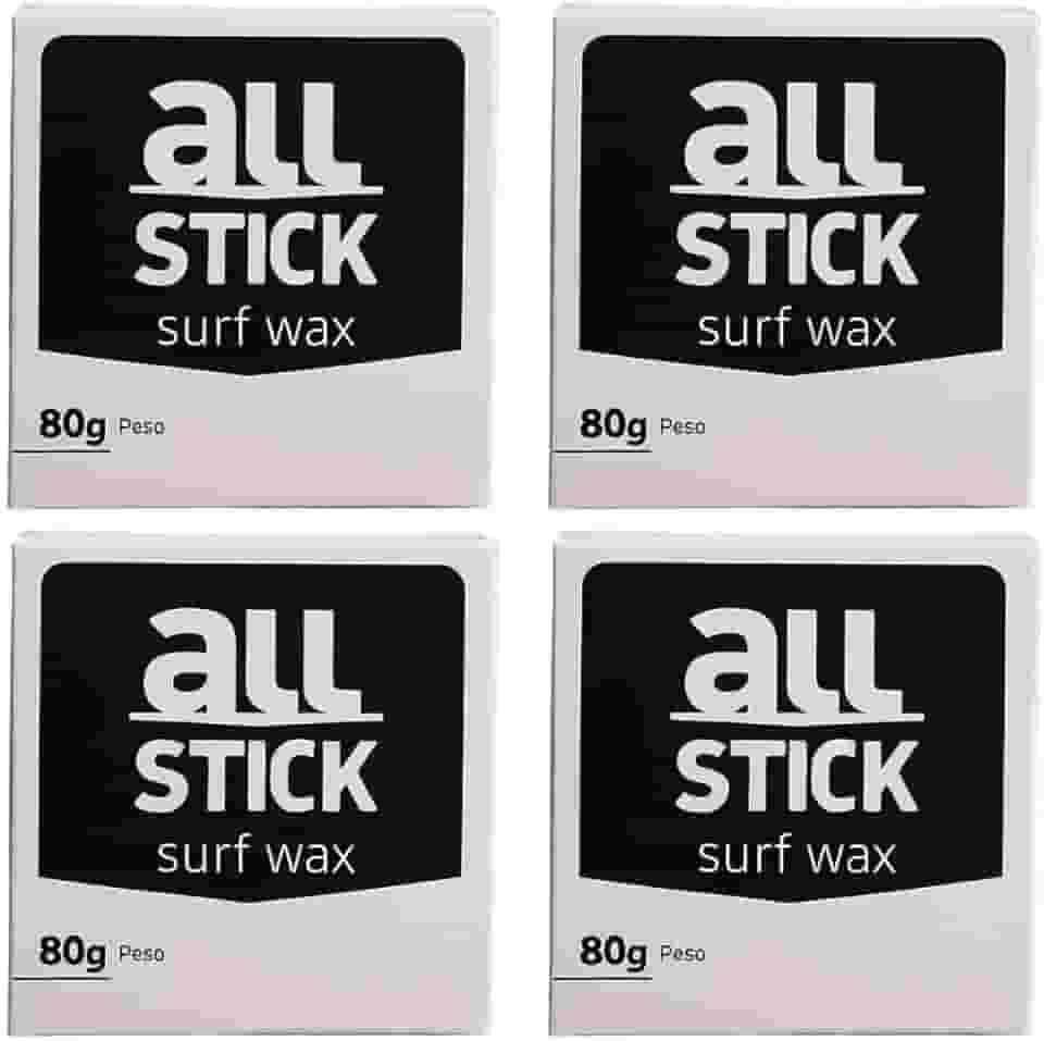 Parafina Surf All Stick 80g Kit com 4 Ou 5 Parafina Surf de Baixa Densidade All Stick 80g