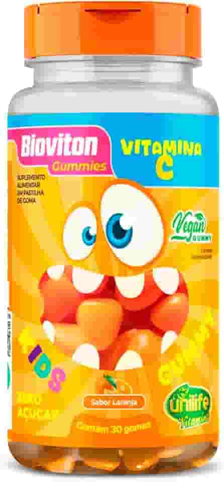 Gummy Kids Vitamina C Unilife 30 gomas Laranja