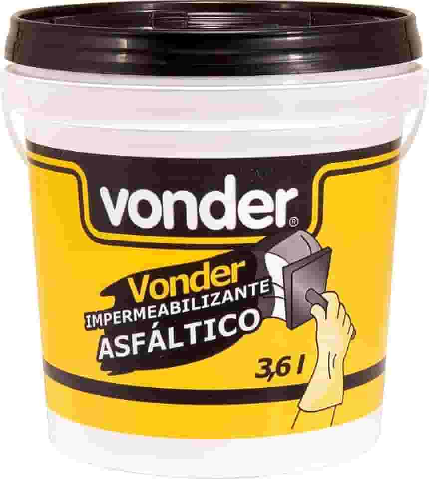 Vonder, Impermeabilizante Asfáltico 3,6 L.