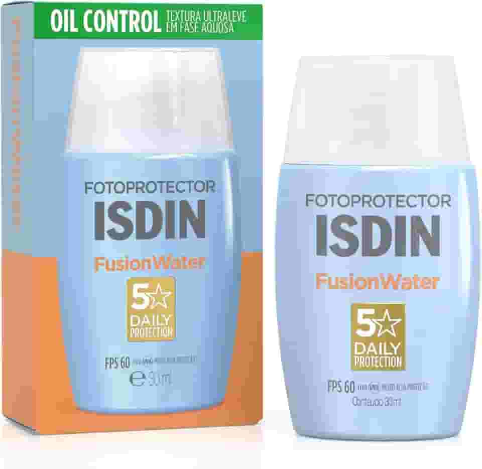 ISDIN Protetor Solar Facial Fusion Water 5 Stars FPS 60-30ml