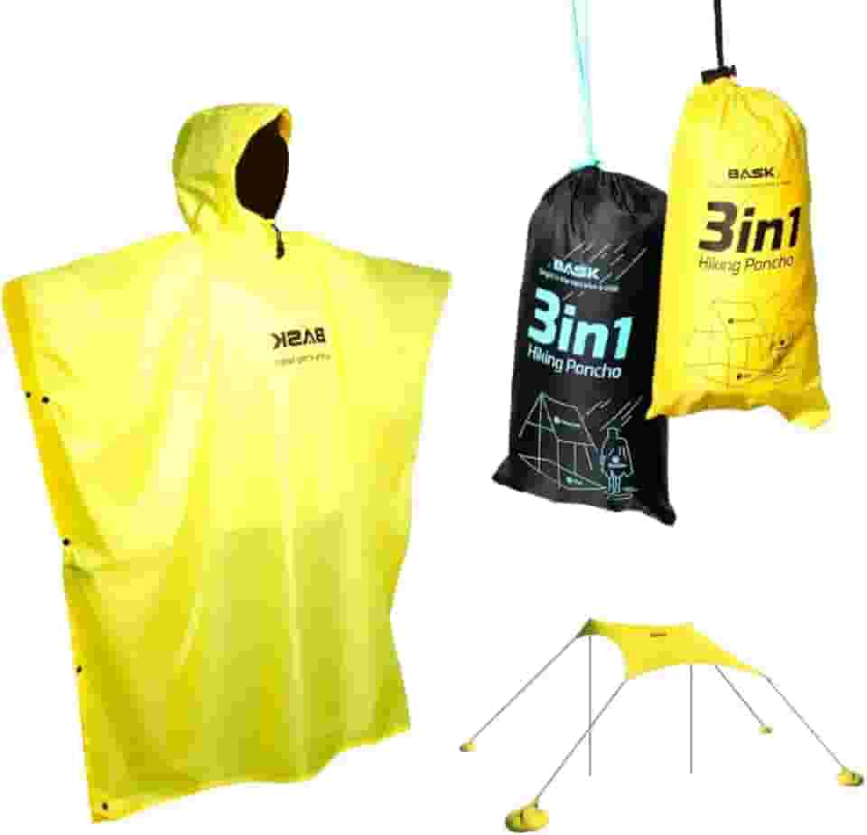 StormFlex™ Capa de Chuva Impermeável – Poncho, Tenda e Tapete Multiuso para Camping e Trilhas - Capa Premium 3 em 1