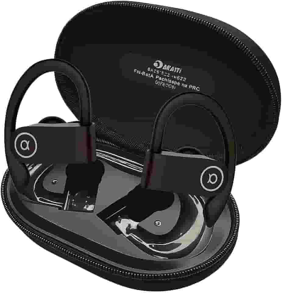 Fone de Ouvido Premium, IPhone e Android, Bluetooth 5.4, IPX5 à Prova D'Água, 45h de Bateria, Com Microfone Embutido. Design Esportivo e Ergonômico, Ideal Para Corridas, Atividades Físicas, Videogame