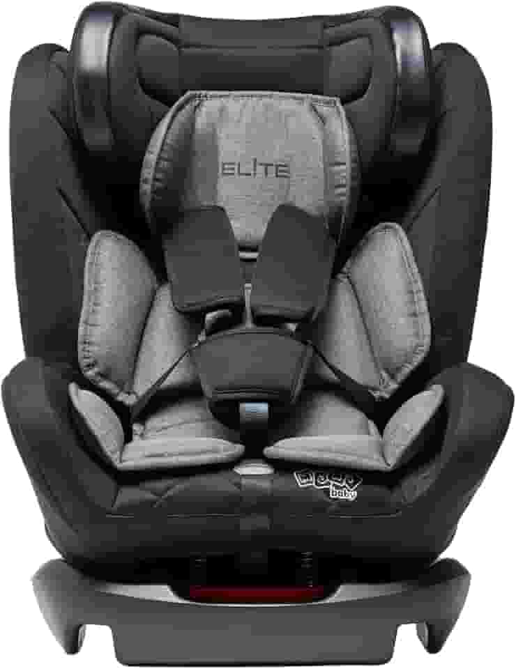 Cadeira de Carro Infantil 0 a 36Kg Elite 4 em 1 Preto e Cinza Ônix - Maxi Baby