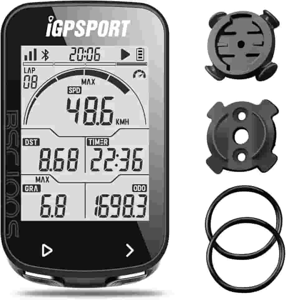 iGPSPORT BSC100S Ciclocomputador GPS, Bluetooth Tela de 2,6 Polegadas IPX7 à Prova d'água 40H de Vida útil da Bateria Computador de Bicicleta Sem Fio