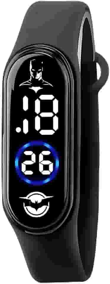 Relógio Infantil Digital Criança Prova D'Água + Caixa Adolescente Premium Esportivo Black