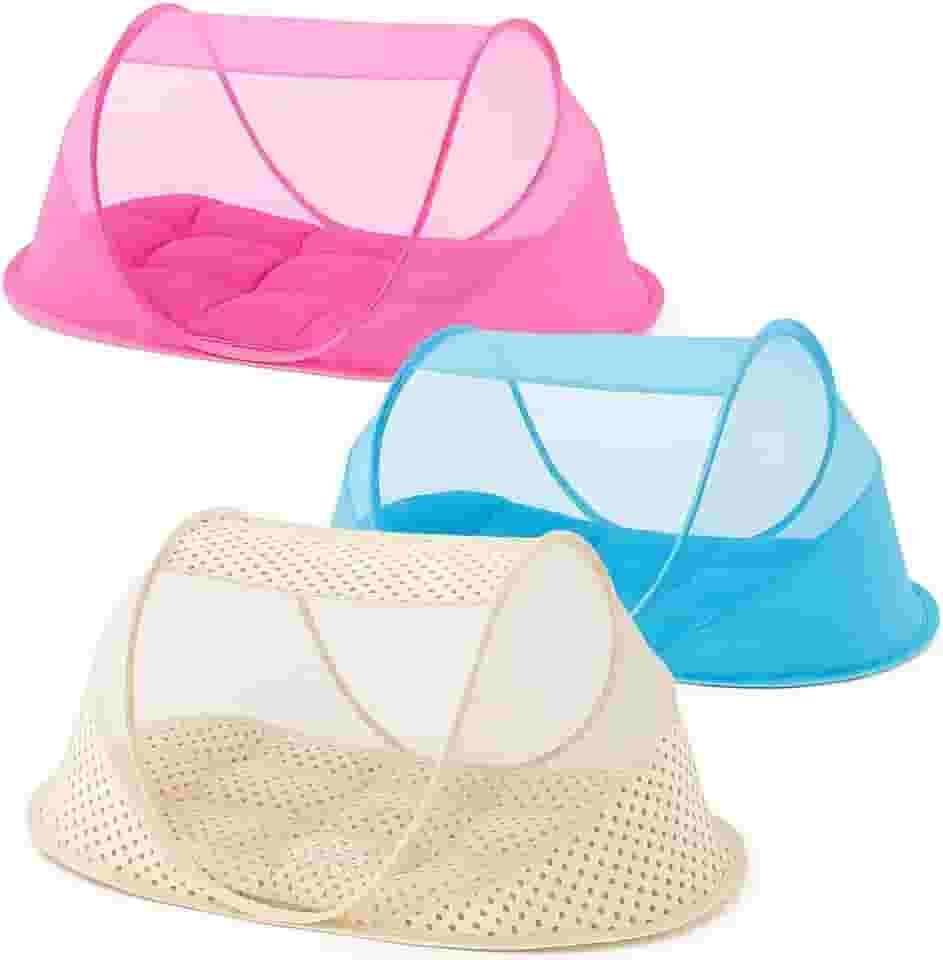 Berço Portátil Mosqueteiro Retrátil Bebê Música Tenda