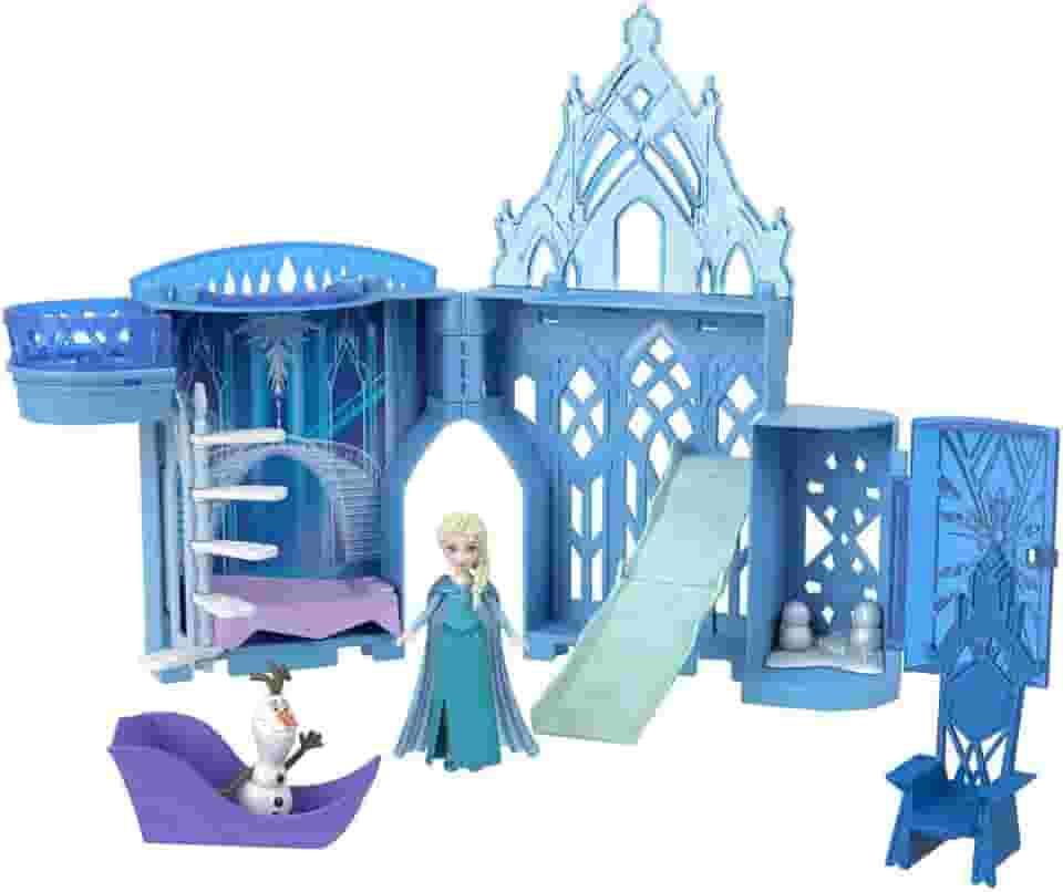 Disney Frozen Casa de Bonecas Castelo da Elsa Empilhável para crianças a partir de 3 anos