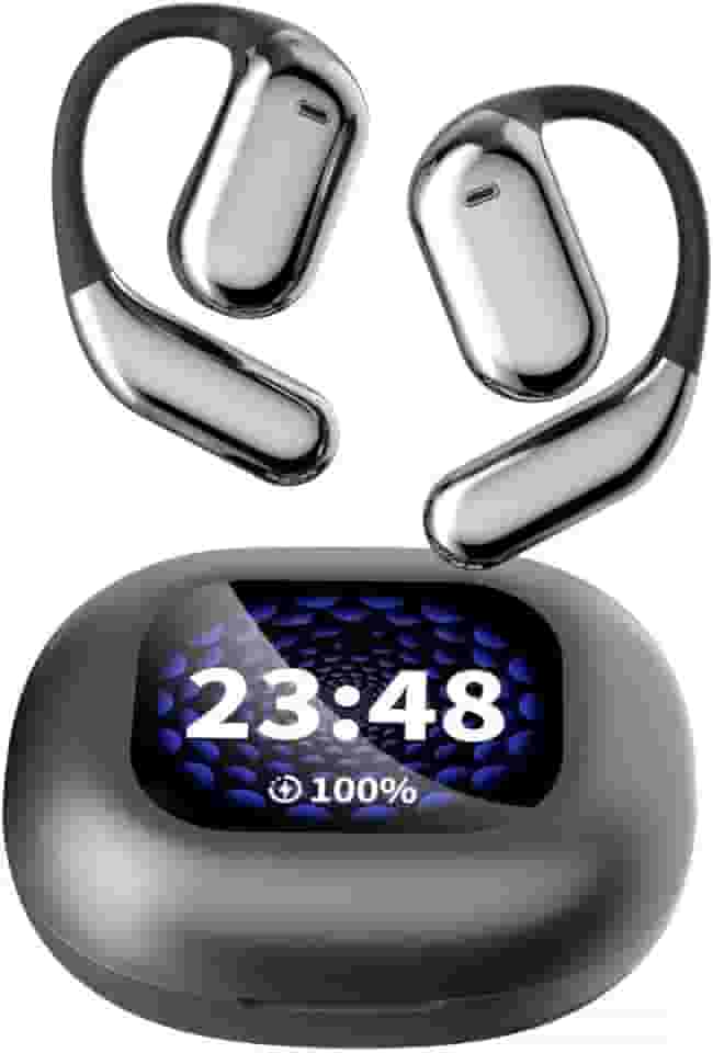 Fones de ouvido de tradução de IA sem fio de alta precisão - Tradutor em tempo real de 144 idiomas com tela LCD sensível ao toque, ideal para viagens, negócios e escritório, compatível com Android