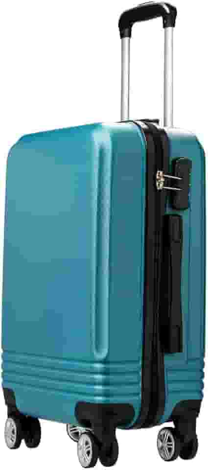 Mala de Viagem Bordo 10kg em ABS 4 Rodinhas Removivel 360° Cadeado Embutido Bagagem de Mão
