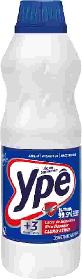 Ypê - Água Sanitária Ypê 1 Litro, Branco, Frasco