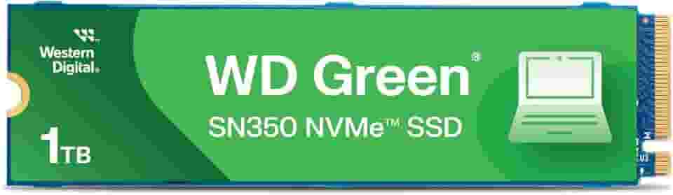 SSD M.2 2280 Western Digital Green SN350 1TB NVME - WDS100T3G0C