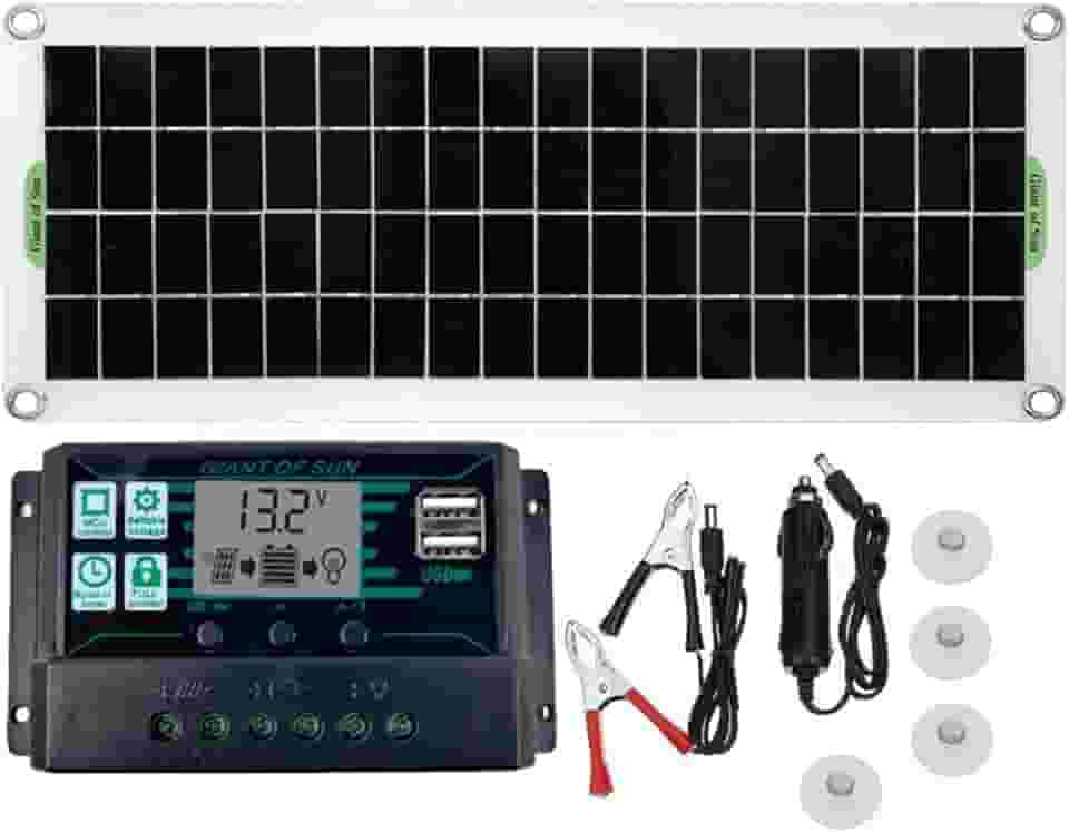 150W Painel Solar 12Vsolar Célula 60A Controlador Kit Placa Solar para Telefone RV Carro Caravan Home Camping Bateria Ao Ar Livre