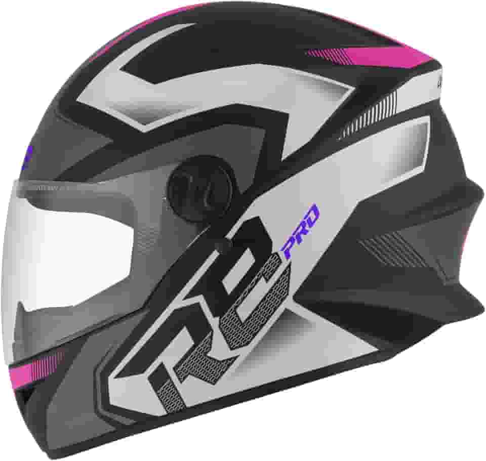 CAPACETE FECHADO PRO TORK R8 PRO FOSCO PRETO - ROSA TAM. 58