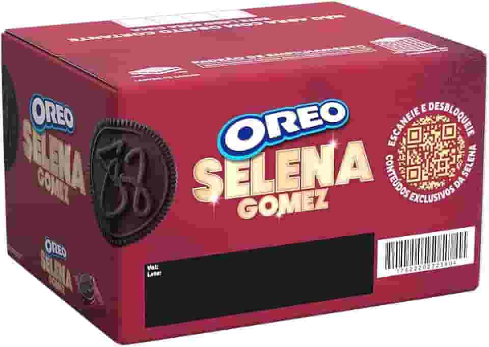 Biscoito Oreo Selena Gomez Pacote - Caixa com 48 unidades de 90g