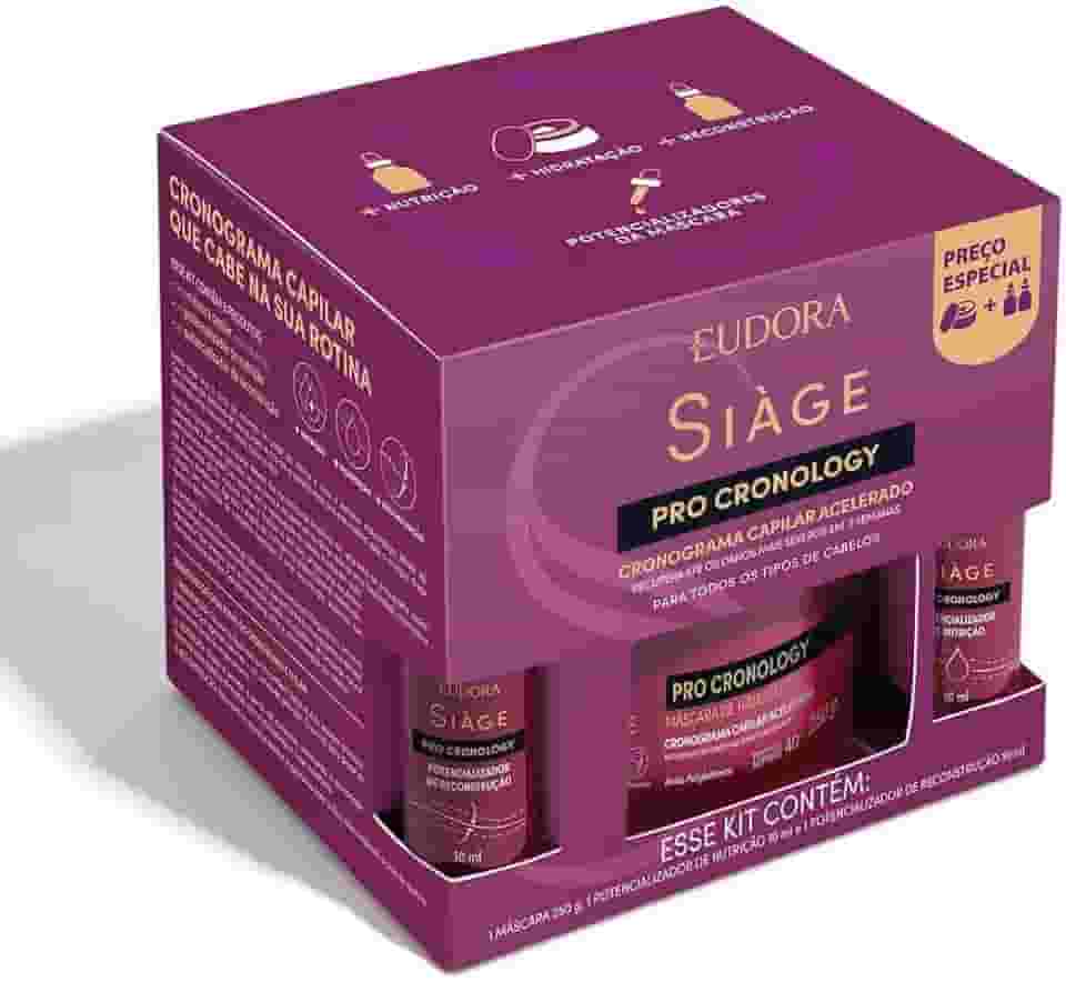 Eudora Siàge Pro Cronology Kit Cronograma Capilar Acelerado