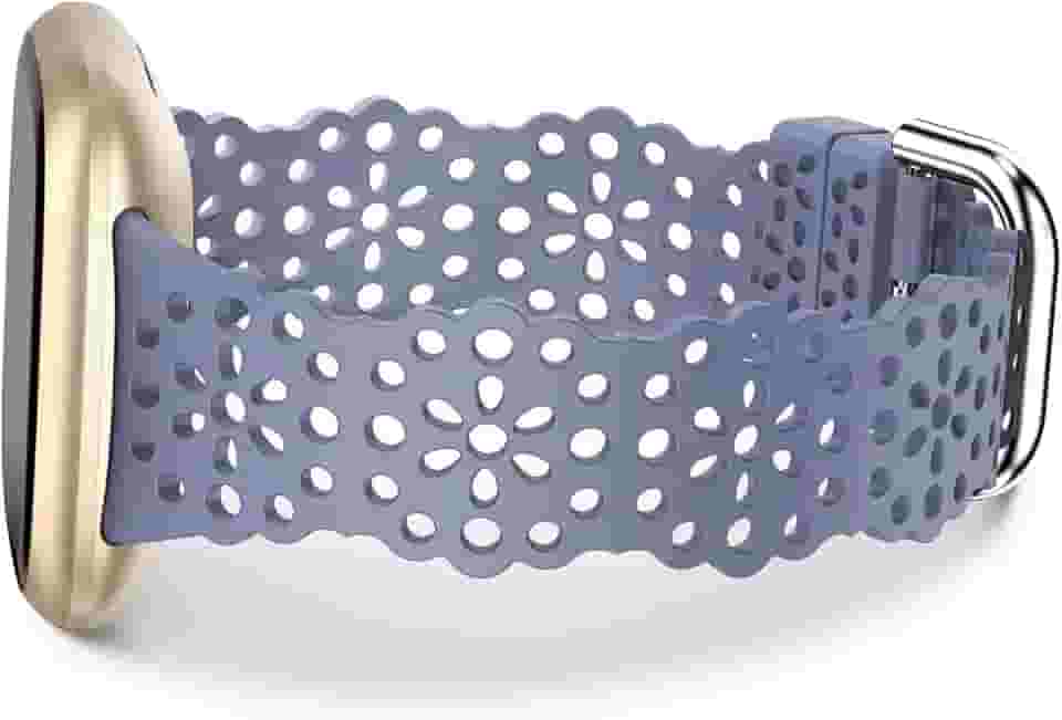 Pulseira esportiva fina de silicone macio compatível com Fitbit Versa 3/Versa 4/Sense 2