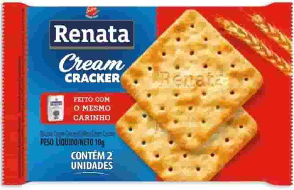Biscoito Renata Cream Cracker Sachê Pacote Com 60 Unidades