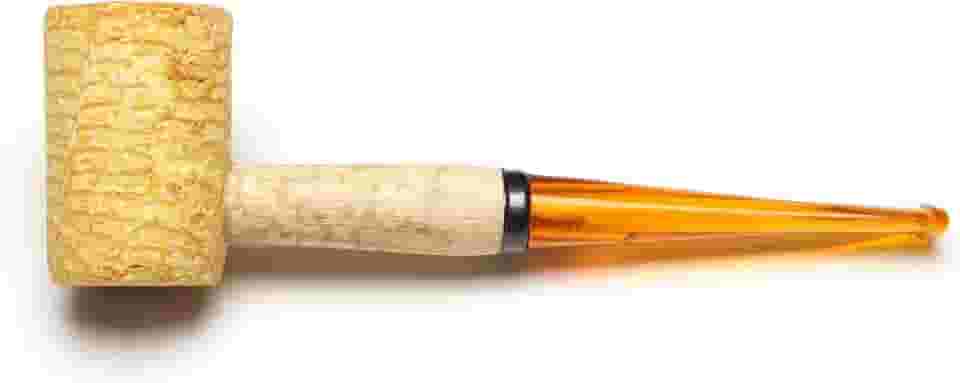 Missouri Meerschaum – Tubo de tabaco Cob Legend Corn, Flat
