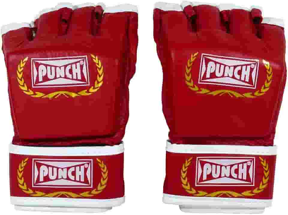 Luva Mma Couro Natural Punch