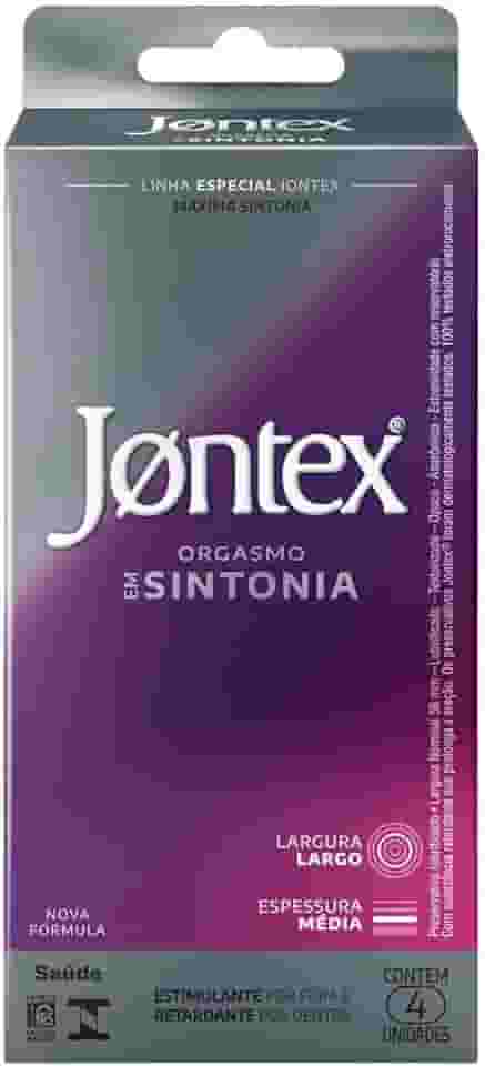 Preservativo Camisinha Jontex Orgasmo em Sintonia - 4 Unidades