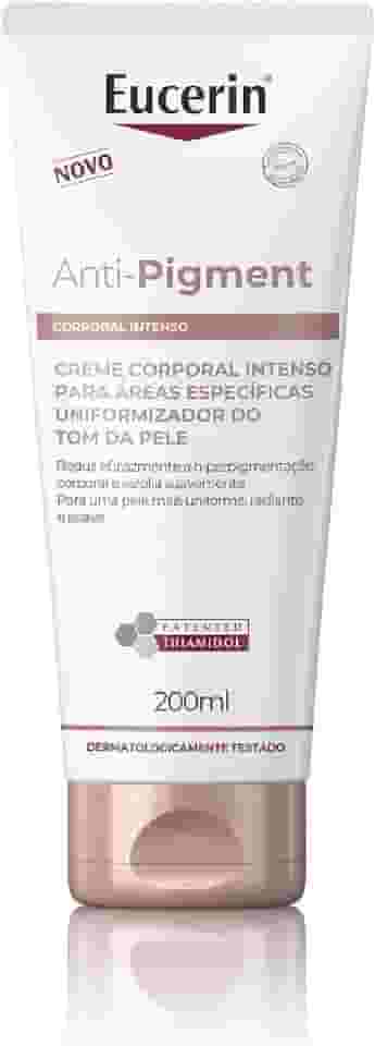 EUCERIN Creme Corporal Antimanchas Intenso 200ml, Anti-Pigment, Clareador Joelho, Coxa e Cotovelo, Thiamidol