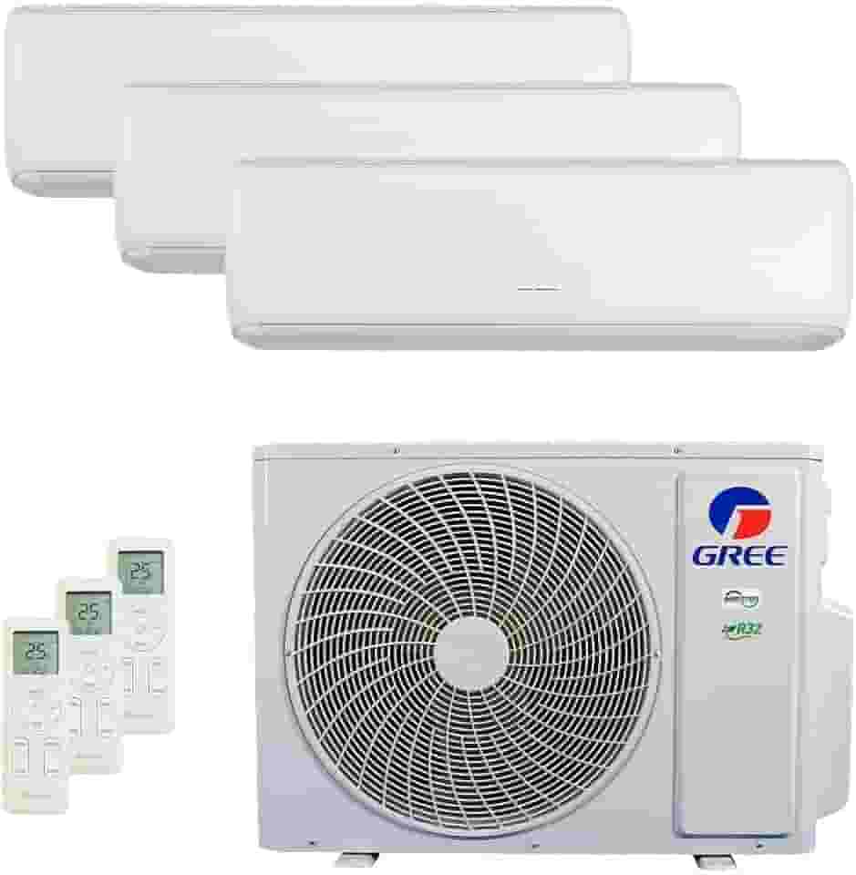 Ar Condicionado Tri Split Gree Inverter G Max 30.000 Btus (3x Hi Wall 9.000) Quente e Frio 220v R-32