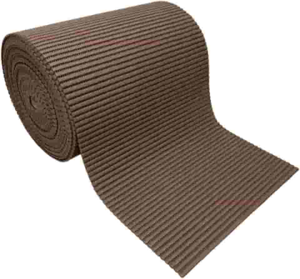 Passadeira Antiderrapante Cozinha 2 M X 65 Cm - Emborrachado (Marrom 65 cm)